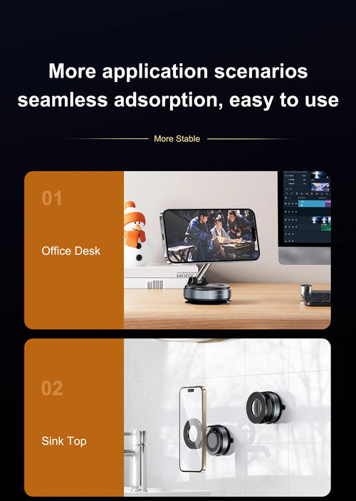 Magnetic Suction Mount & Mobile Phone Holder